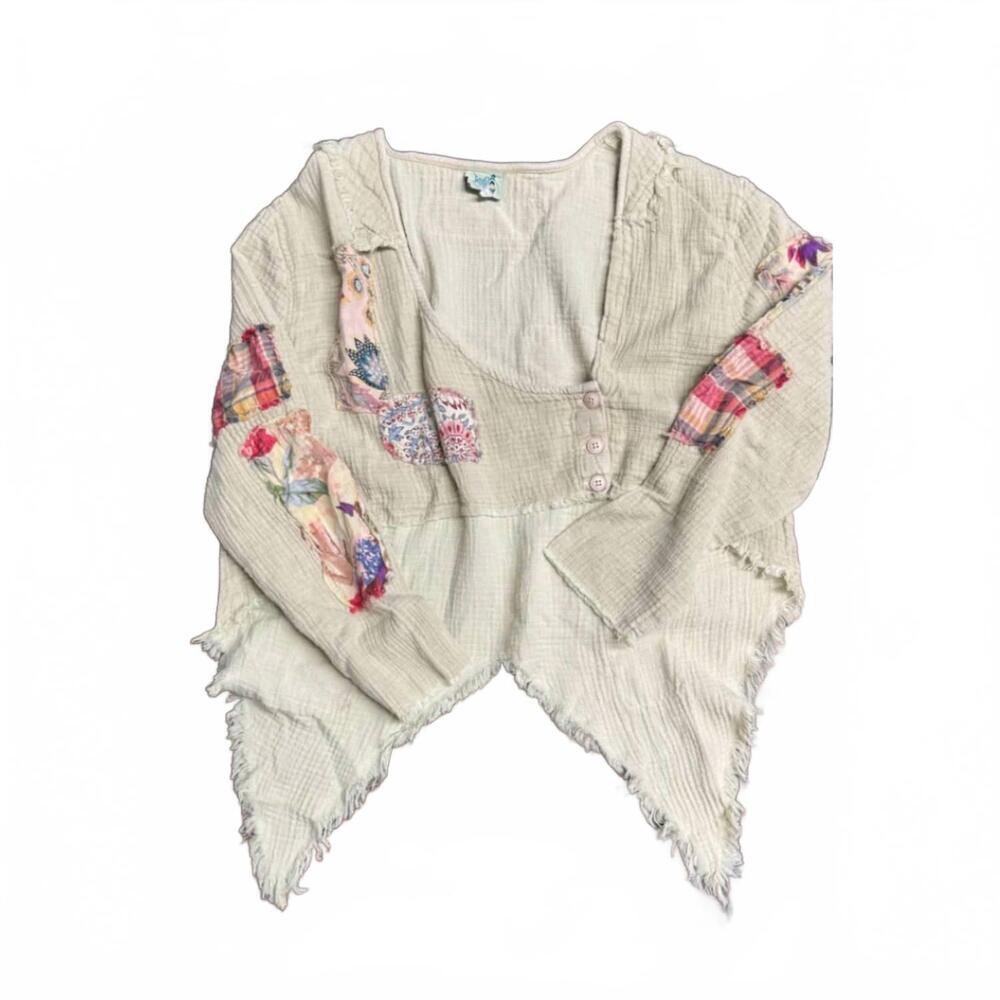 NEW JADED GYPSY women's splitting ways jacket in taupe